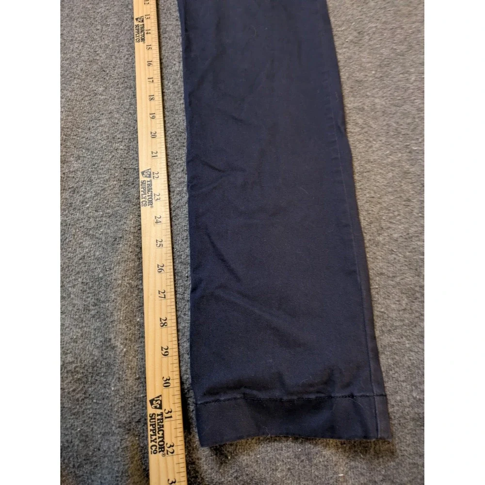 J. Crew Mens 31x32 Chino Pants Navy Blue 484 Slim Fit Stretch Cotton Trousers